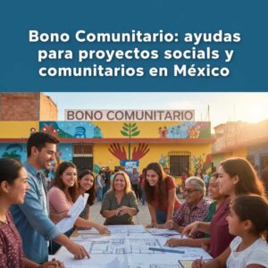 Bono Comunitario: ayudas para proyectos sociales y comunitarios en México